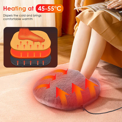 Heated USB Foot Warmer Pad for Winter Use