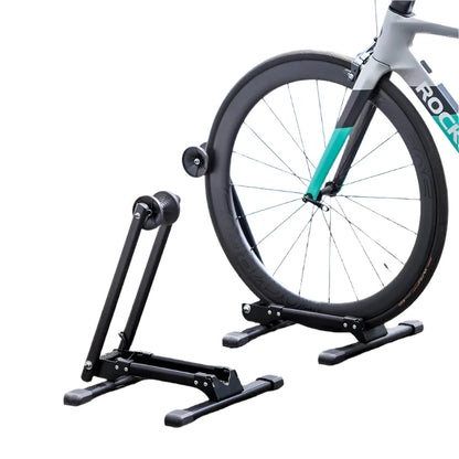 Foldable Indoor Bicycle Parking Rack Carbon Steel Floor Stand Black