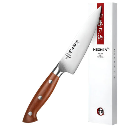 5.3-Inch Steel Utility Knife – Precision Kitchen Knife Brown
