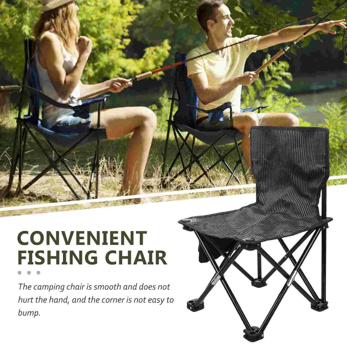 Portable Folding Camping Chair with Carry Bag