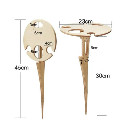 wine rack wooden outdoor table folding