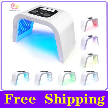 7-Color LED Photon Heating Facial Mask for Home Skin Care