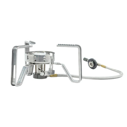 3240W Windproof Split Gas Burner Silver