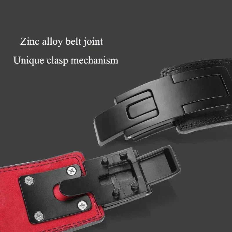 Premium Weight Lifting Belt with Metal Buckle
