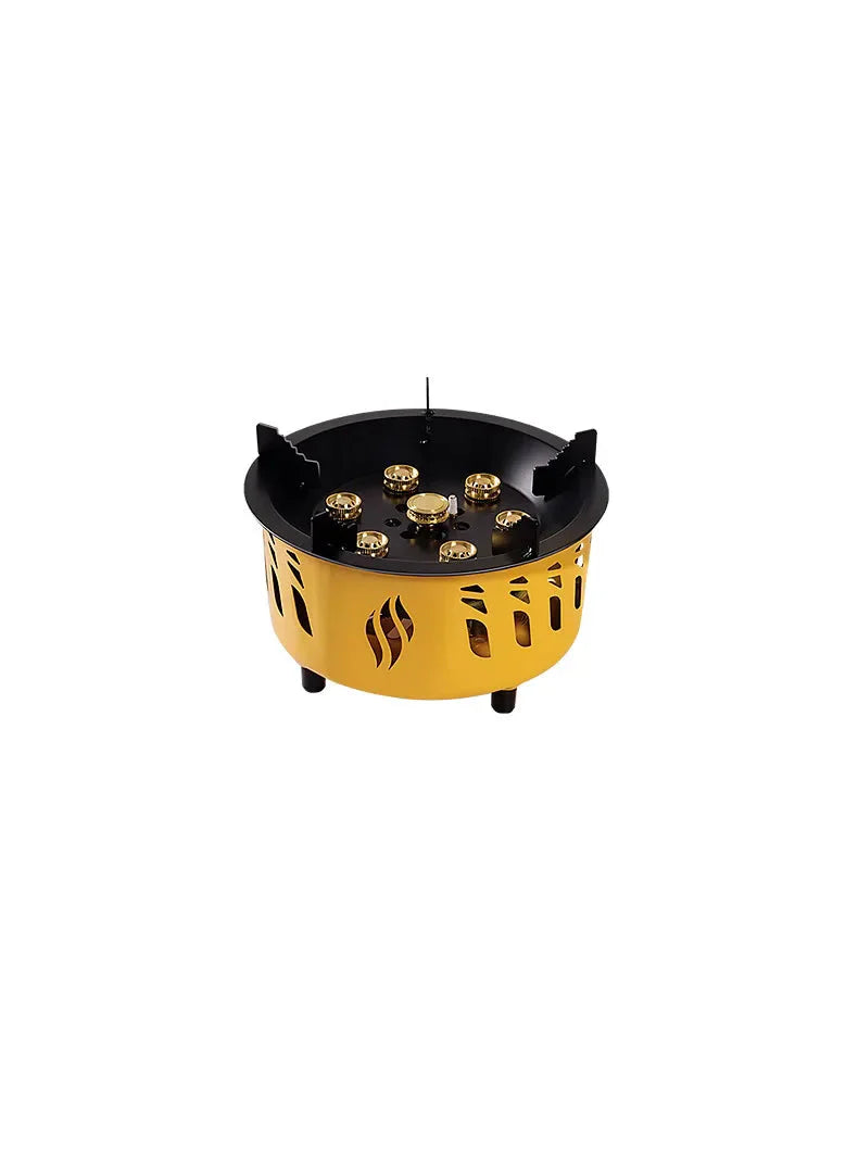 20000W Camping Stove 7-Core Yellow