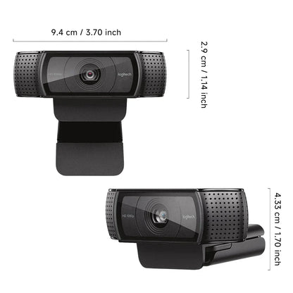 HD Pro 1080p Webcam Upgrade with Widescreen Black