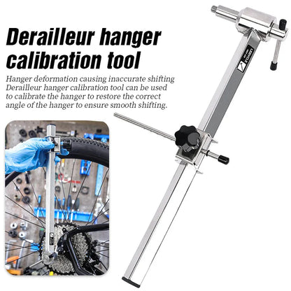 Bike Derailleur Hanger Alignment Gauge Tool Silver