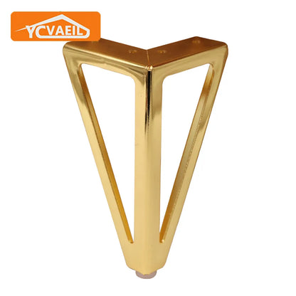 4pcs Height 15cm Legs for Furniture Metal Thickened Iron Sofa TV Cabinet Feet Bathroom Cabinet Bed Coffee Table Replacement Legs