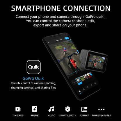 4K Ultra HD Sports Camera 64GB Included Black