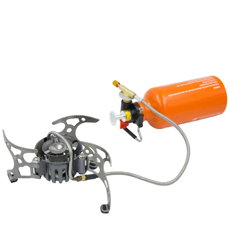 Multi-Oil Gas Portable Camping Stove Grey