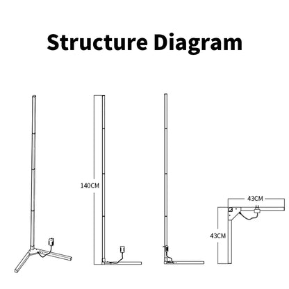 Smart RGB Corner Floor Lamp