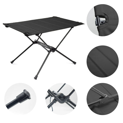 Camping Folding Roll-Up Table Black