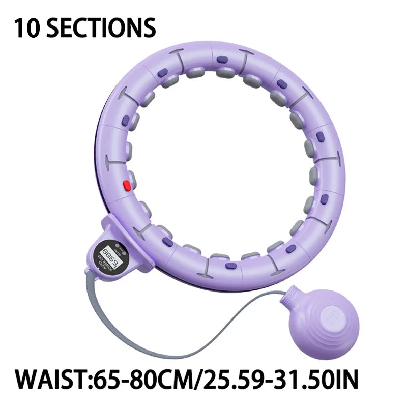 Weighted Fitness Hoop with Counter