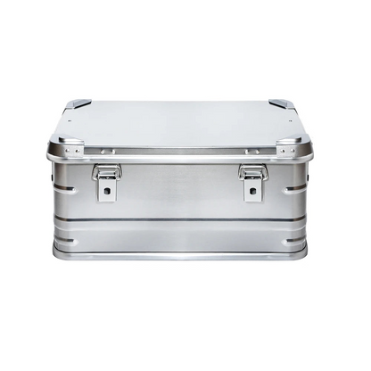Heavy-Duty Aluminum Alloy Outdoor Storage Box 30L Silver