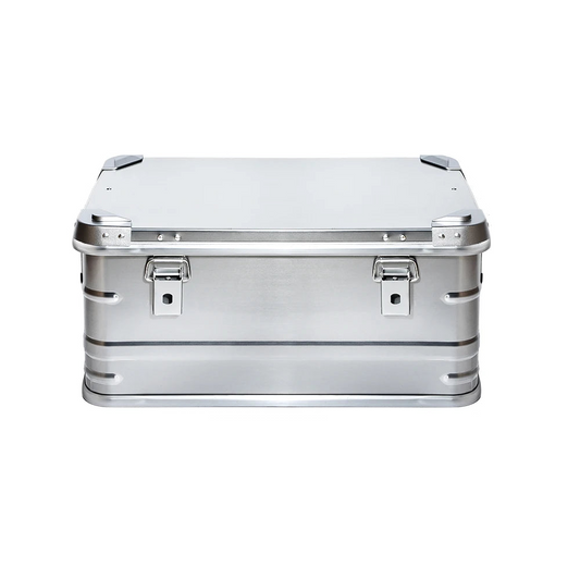 Heavy-Duty Aluminum Alloy Outdoor Storage Box 30L Silver