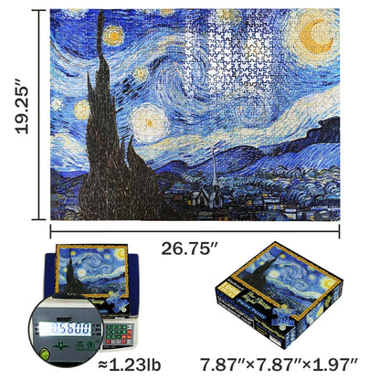 1000 Pieces Jigsaw Puzzle for Van Gogh Starry Night