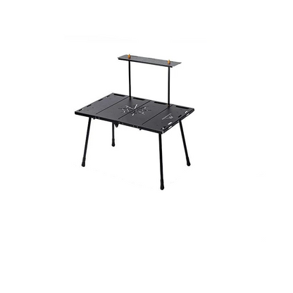Four Fold Tactical Camping Table Black