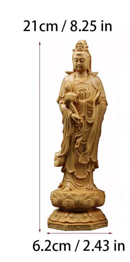 Wooden Guanyin - Ru Laifo Statue