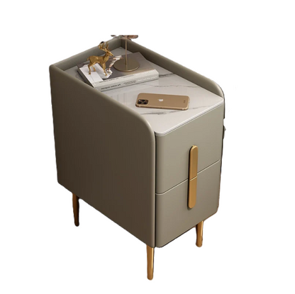 Smart Narrow Nightstand - Wireless Charging, Modern Design