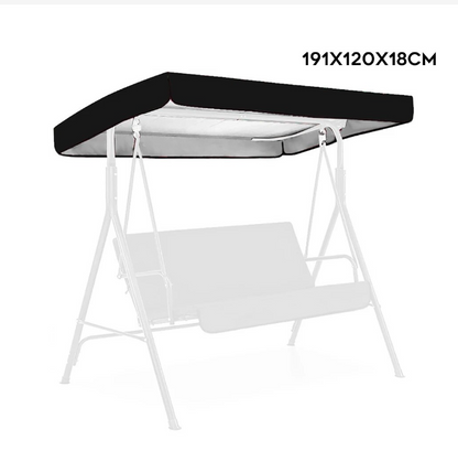 Swing Canopy Replacement Top Cover Waterproof Sun Protection for Outdoor