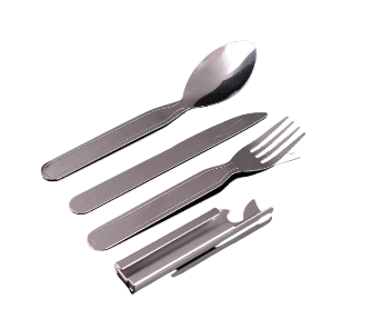 4pcs/set Portable Stainless Steel Tableware