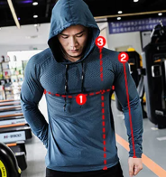Men's Fitness Tracksuit as Running Sport Hoodie & Gym Joggers Set