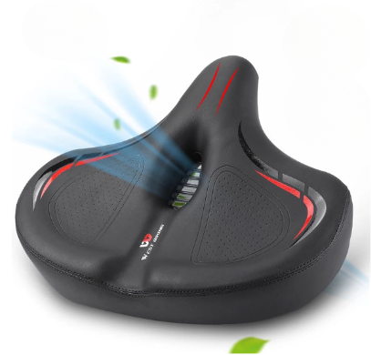 Oversized Comfort Bike Seat for Electric, MTB, and Stationary Bikes