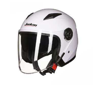 Men's Dual Lens Motorcycle Half Helmet