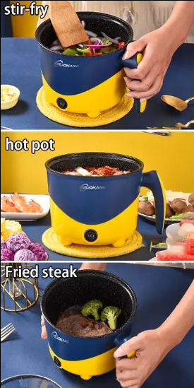 Multifunction Mini Electric Rice Cooker and Saucepan