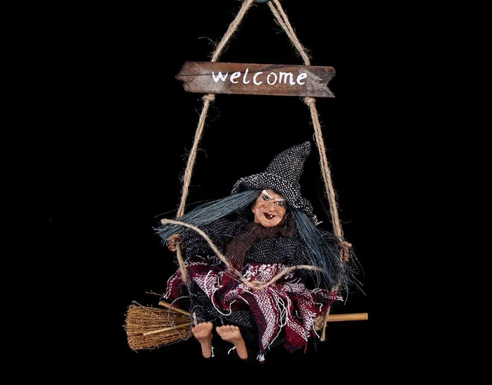 Halloween Hanging Witch Dolls Prop