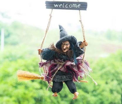Halloween Hanging Witch Dolls Prop