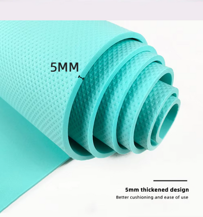 Ultra Strength TPE Long Yoga Mat for All