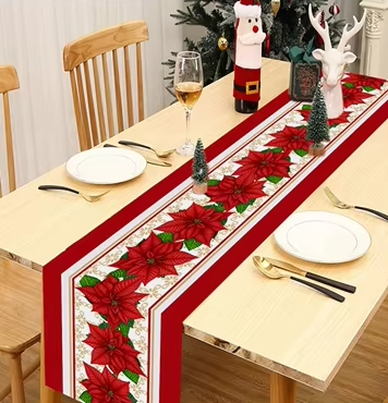 Christmas Table Runner Holiday Decor