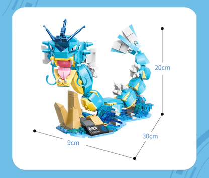 Pokemon Building Blocks Set for Kids (Gyarados)