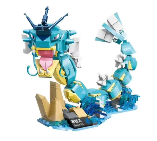 Pokemon Building Blocks Set for Kids (Gyarados)