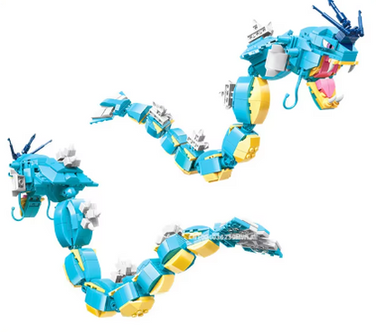 Pokemon Building Blocks Set for Kids (Gyarados)