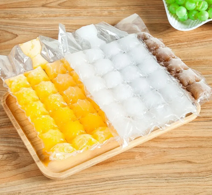 24 Grid Silicone Ice Pop Molds Ice Maker