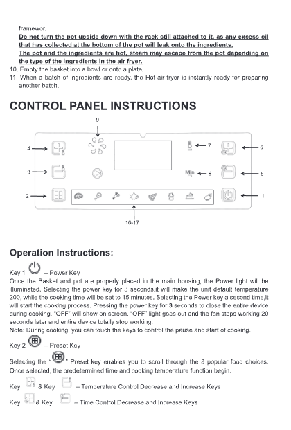 Air Fryer with Stainless Steel Non-Stick Pot