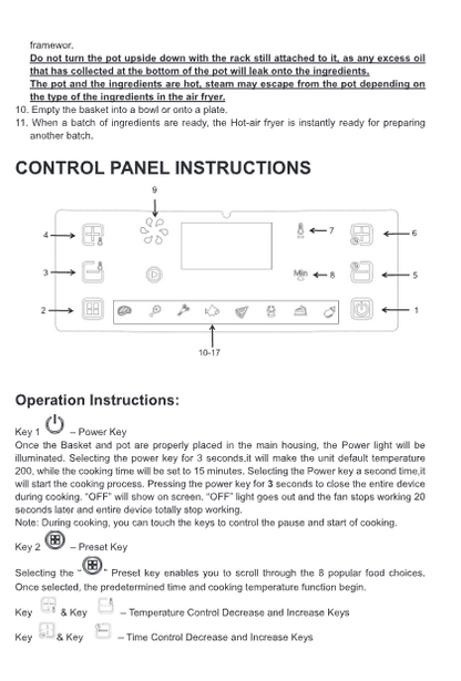 Air Fryer with Stainless Steel Non-Stick Pot