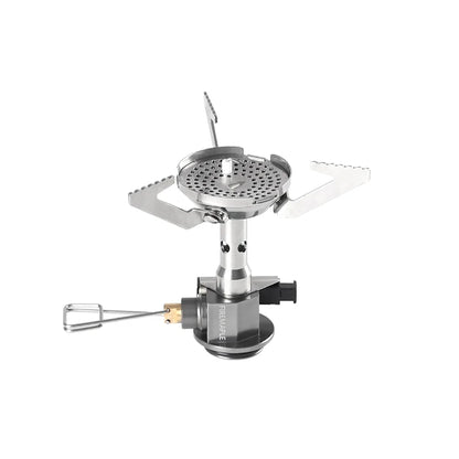 Pressure-Regulator Propane Camping Stove Silver