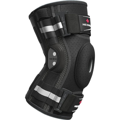 Knee Brace with Copper Side Stabilizers XL Medical Knee Support Black