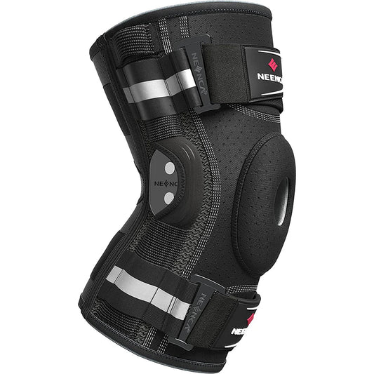 Knee Brace with Copper Side Stabilizers XL Medical Knee Support Black