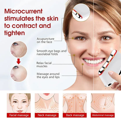 Dredging Meridian Massage Brush: Electric V-face Lifting Beauty Instrument