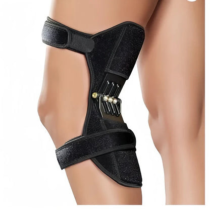 Spring-Loaded Knee Booster Support Pad Black