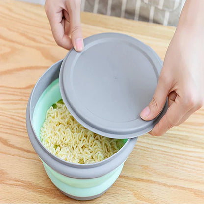 3Pcs/Set Bowl Sets Silicone Folding Lunch Box