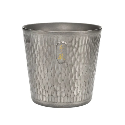 300ml Titanium Camping Mug Double-Layer Grey