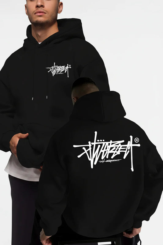 Printed Casual Sports Hoodie