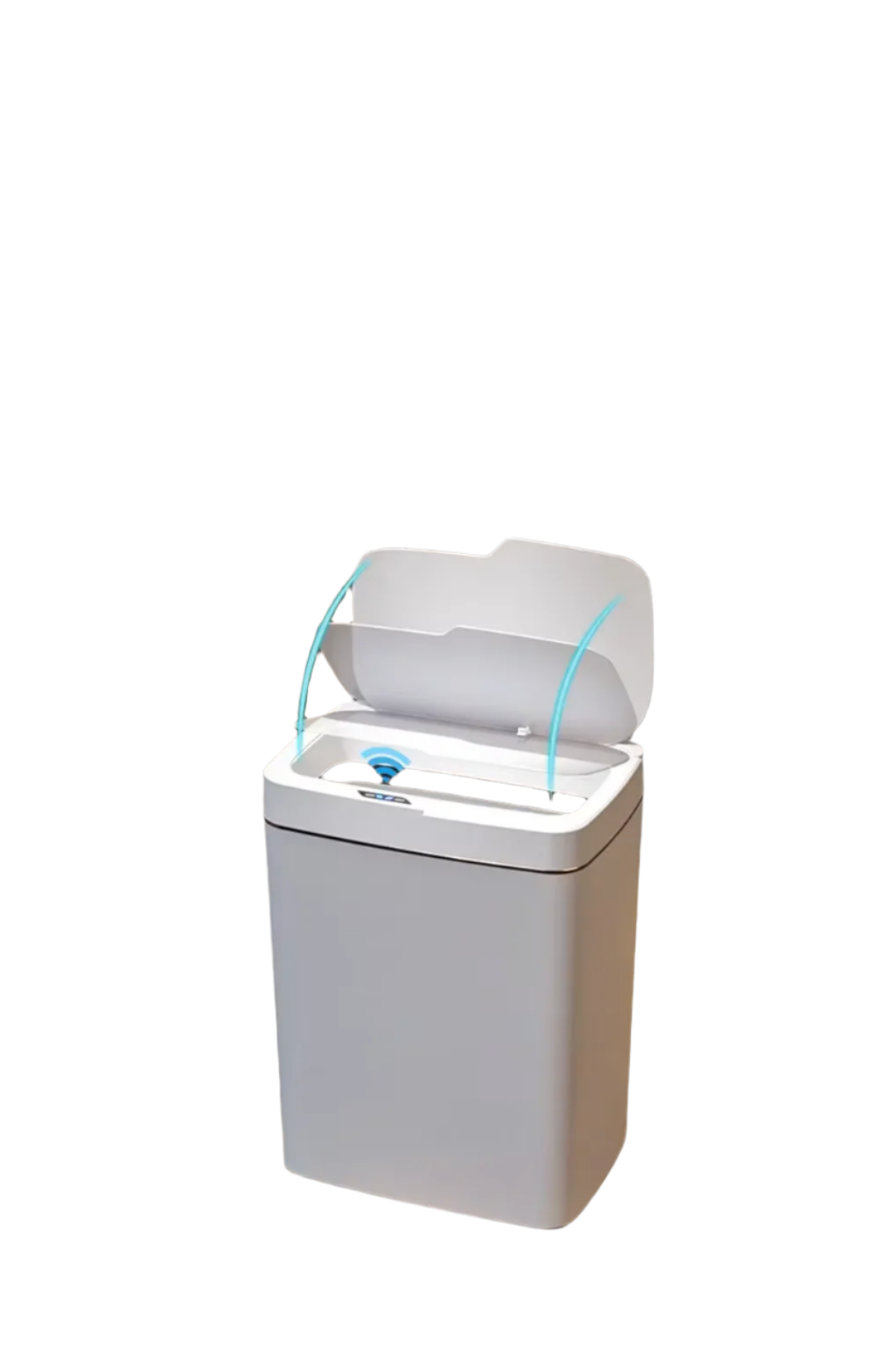 15L Smart Sensor Trash Can – Automatic Bagging, Battery-Powered (White)