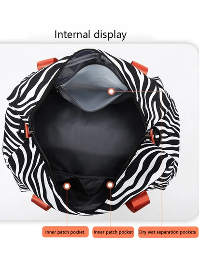 Women's Carry-On Travel Bag (Zebra)