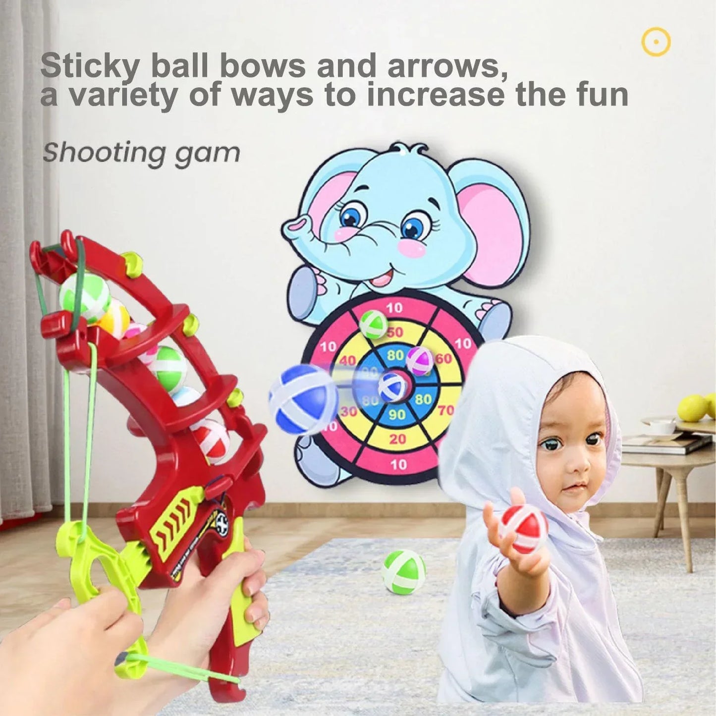 Sport Slingshot Target Sticky Ball